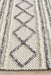 Salvan White & Grey Interlocking Diamond Pattern Handwoven Contemporary Rug, Rugs, Ozark Home 