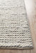 Salvan White & Grey Interlock Handwoven Contemporary Rug, Rugs, Ozark Home 