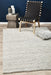 Salvan White & Grey Interlock Handwoven Contemporary Rug, Rugs, Ozark Home 