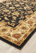 Soma Black & Ivory Classic Floral Motif Vintage Rug, Rugs, Ozark Home 