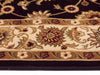 Soma Black & Ivory Classic Floral Motif Vintage Runner Rug, Rugs, Ozark Home 