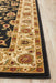 Soma Black & Ivory Classic Floral Motif Vintage Rug, Rugs, Ozark Home 
