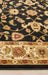 Soma Black & Ivory Classic Floral Motif Vintage Rug, Rugs, Ozark Home 