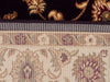 Soma Black & Ivory Classic Floral Motif Vintage Runner Rug, Rugs, Ozark Home 