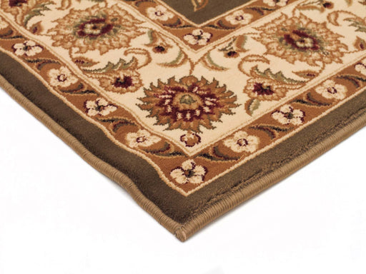 Soma Green & Ivory Classic Floral Motif Vintage Runner Rug, Rugs, Ozark Home 