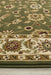 Soma Green & Ivory Classic Floral Motif Vintage Rug, Rugs, Ozark Home 