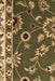 Soma Green & Ivory Classic Floral Motif Vintage Rug, Rugs, Ozark Home 