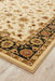 Soma Ivory & Black Classic Floral Motif Vintage Rug, Rugs, Ozark Home 