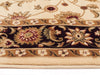 Soma Ivory & Black Classic Floral Motif Vintage Runner Rug, Rugs, Ozark Home 