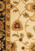 Soma Ivory & Black Classic Floral Motif Vintage Rug, Rugs, Ozark Home 