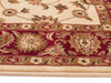Soma Ivory & Red Classic Floral Motif Vintage Runner Rug, Rugs, Ozark Home 