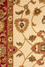 Soma Ivory & Red Classic Floral Motif Vintage Rug, Rugs, Ozark Home 