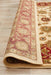 Soma Ivory & Red Classic Floral Motif Vintage Rug, Rugs, Ozark Home 