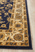 Soma Blue & Ivory Classic Floral Motif Vintage Rug, Rugs, Ozark Home 