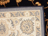 Soma Blue & Ivory Classic Floral Motif Vintage Runner Rug, Rugs, Ozark Home 
