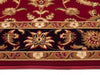 Soma Red & Black Classic Floral Motif Vintage Runner Rug, Rugs, Ozark Home 