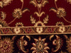 Soma Red & Black Classic Floral Motif Vintage Runner Rug, Rugs, Ozark Home 