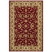 Soma Red & Ivory Classic Floral Motif Vintage Rug, Rugs, Ozark Home 