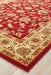 Soma Red & Ivory Classic Floral Motif Vintage Rug, Rugs, Ozark Home 