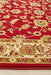 Soma Red & Ivory Classic Floral Motif Vintage Rug, Rugs, Ozark Home 