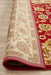 Soma Red & Ivory Classic Floral Motif Vintage Rug, Rugs, Ozark Home 