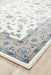 Soma White & Beige Classic Floral Motif Vintage Rug, Rugs, Ozark Home 