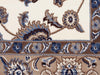 Soma White & Beige Classic Floral Motif Vintage Runner Rug, Rugs, Ozark Home 