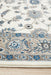 Soma White & Beige Classic Floral Motif Vintage Rug, Rugs, Ozark Home 