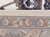 Soma White & Blue Classic Floral Motif Vintage Runner Rug, Rugs, Ozark Home 