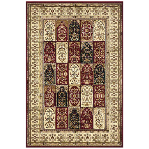 Soma Burgundy Traditional Panel Vintage Rug, Rugs, Ozark Home 