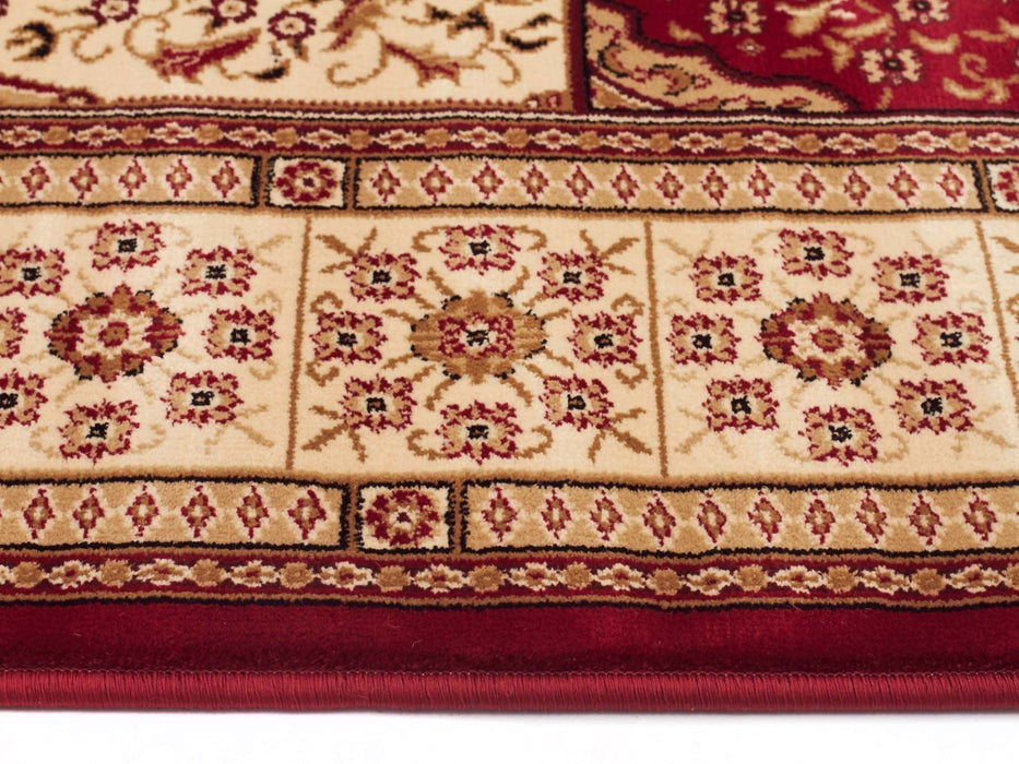 Soma Burgundy Traditional Panel Vintage Runner Rug, Rugs, Ozark Home 