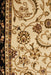 Soma Ivory & Black Classic Medallion Vintage Rug, Rugs, Ozark Home 