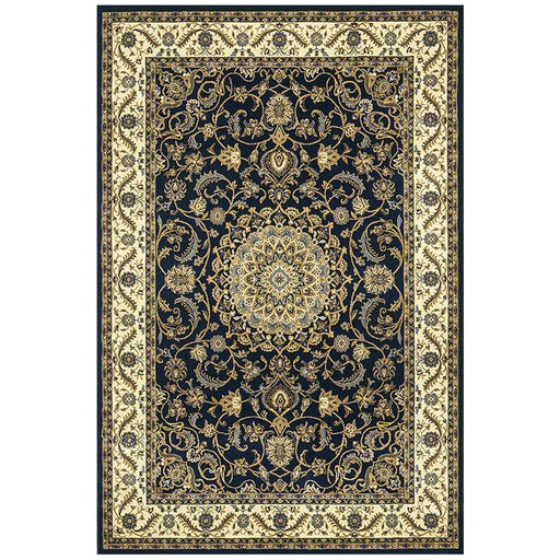 Soma Black & Ivory Classic Medallion Vintage Rug, Rugs, Ozark Home 