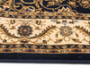 Soma Black & Ivory Classic Medallion Vintage Runner Rug, Rugs, Ozark Home 