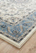 Soma White & Blue Classic Medallion Vintage Rug, Rugs, Ozark Home 