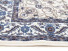 Soma Ivory White & Blue Classic Medallion Vintage Runner Rug, Rugs, Ozark Home 