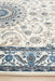 Soma Ivory White & Blue Classic Medallion Vintage Rug, Rugs, Ozark Home 