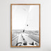 Sail Away - Black and White Yacht Boating Sailing Framed Canvas Print Wall Art Print, Wall Art, Ozark Home 