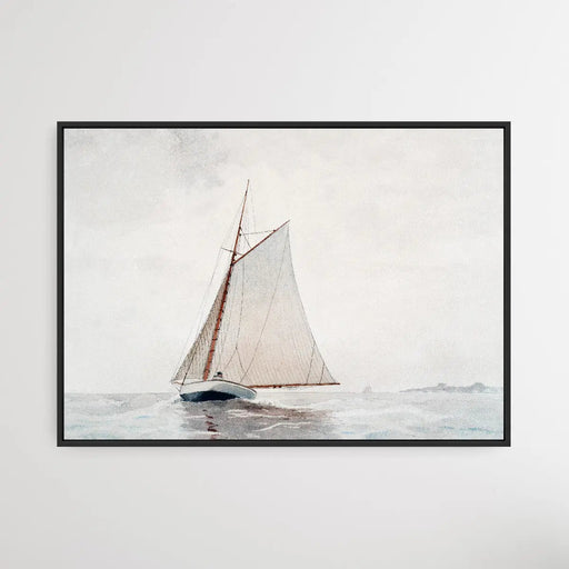 Sailing off Gloucester (ca.1880) by Winslow Homer, Wall Art, Ozark Home 