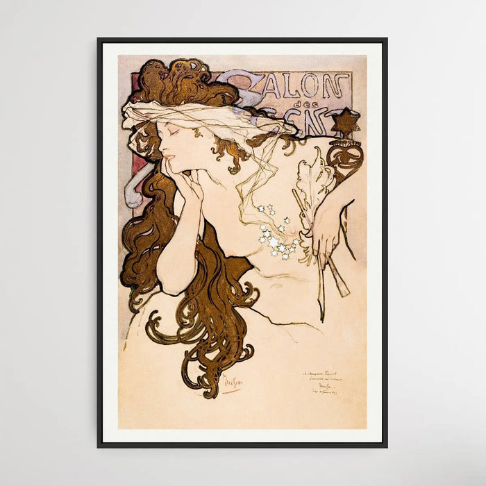 Salon des Cent  (1896) by Alphonse Maria Mucha