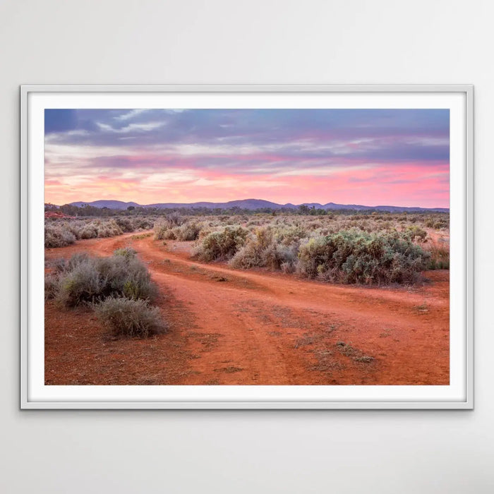 Saltbush - Australian Outback Landscape Photographic Print