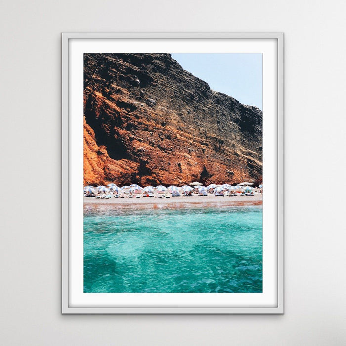 Santorini Red Beach - Photographic Coastal Print of Greek Isles Beach