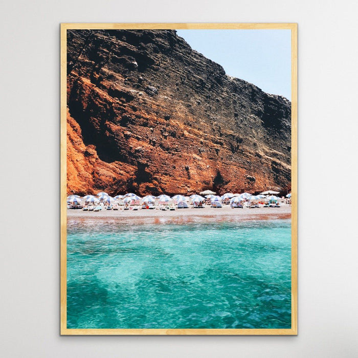 Santorini Red Beach - Photographic Coastal Print of Greek Isles Beach