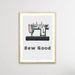 Sew Good - Vintage Sewing Machine Print, Wall Art, Ozark Home 