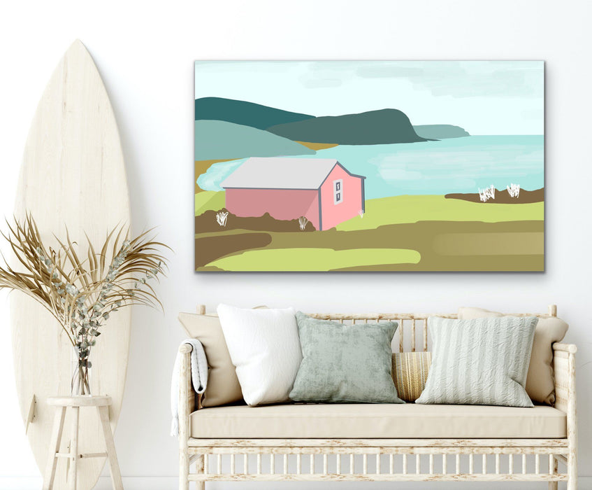 Shack - Australian Beach House Original Artwork by Edie Fogarty, Wall Art, Ozark Home 