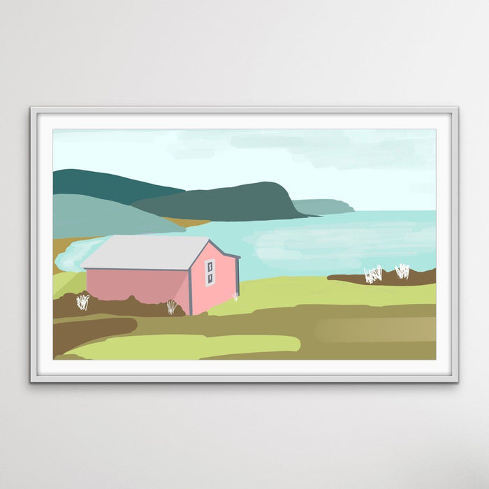 Shack - Australian Beach House Original Artwork by Edie Fogarty, Wall Art, Ozark Home 