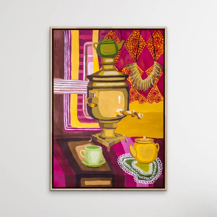 Stay For Tea - Colourful Still Life by Valentin Ivansov