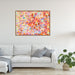 Sun Flare In Orange - Abstract Artwork Stretched Canvas Wall Art, Wall Art, Ozark Home 