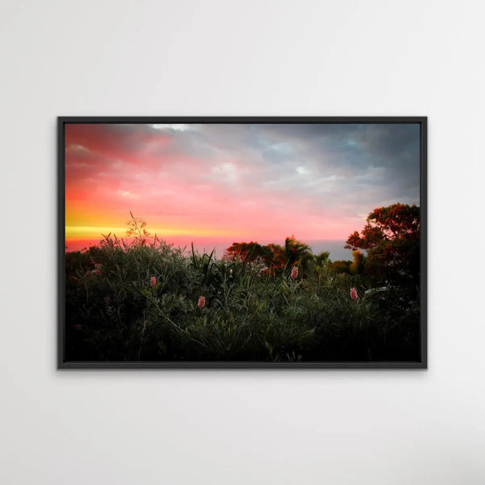 Sunset Over The Ocean - Stradbroke Island Sunset Photographic Wall Art Print, Wall Art, Ozark Home 