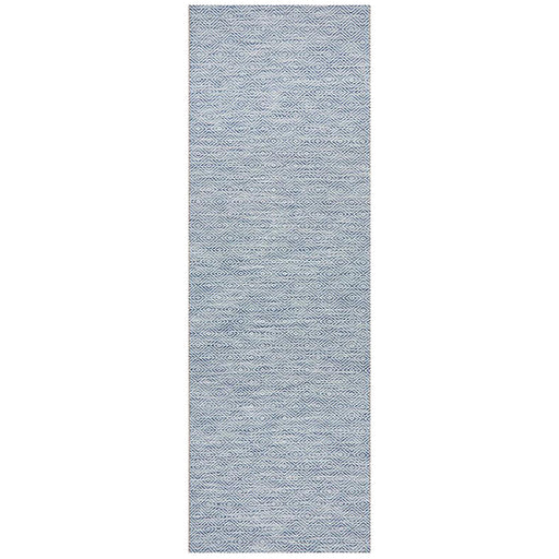 Tildonk Blue Chevron Indoor/Outdoor Contemporary Runner Rug, Rugs, Ozark Home 